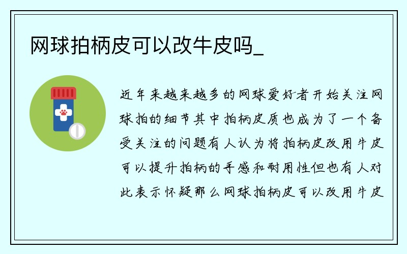 网球拍柄皮可以改牛皮吗_